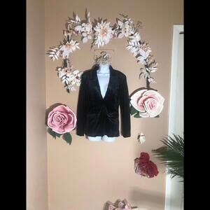Velvet black Jacket blazer